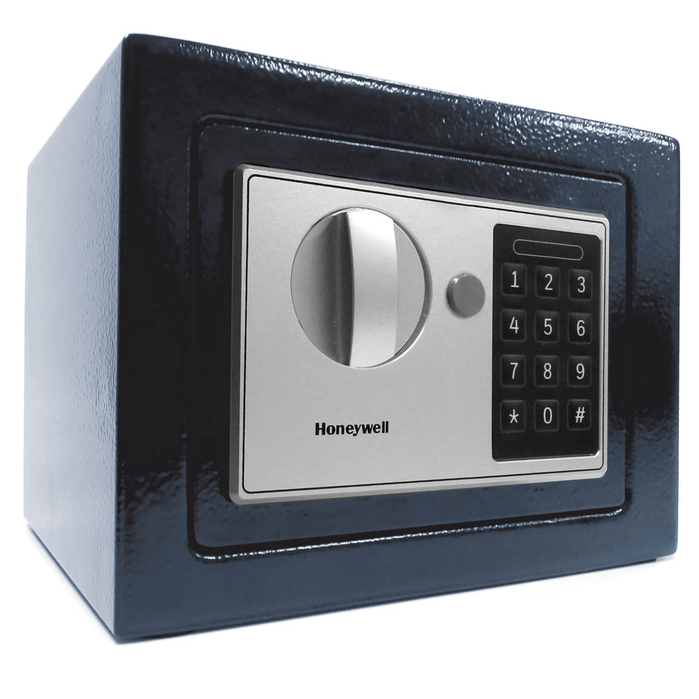 Honeywell 5002 Small Steel Security Safe with Key Lock (0.19 Cu. Ft .)