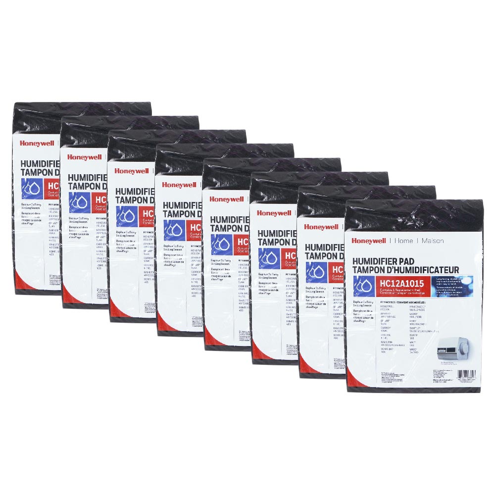 8 Pack Bundle of Honeywell HC12A1015/C Whole House Humidifier Pad