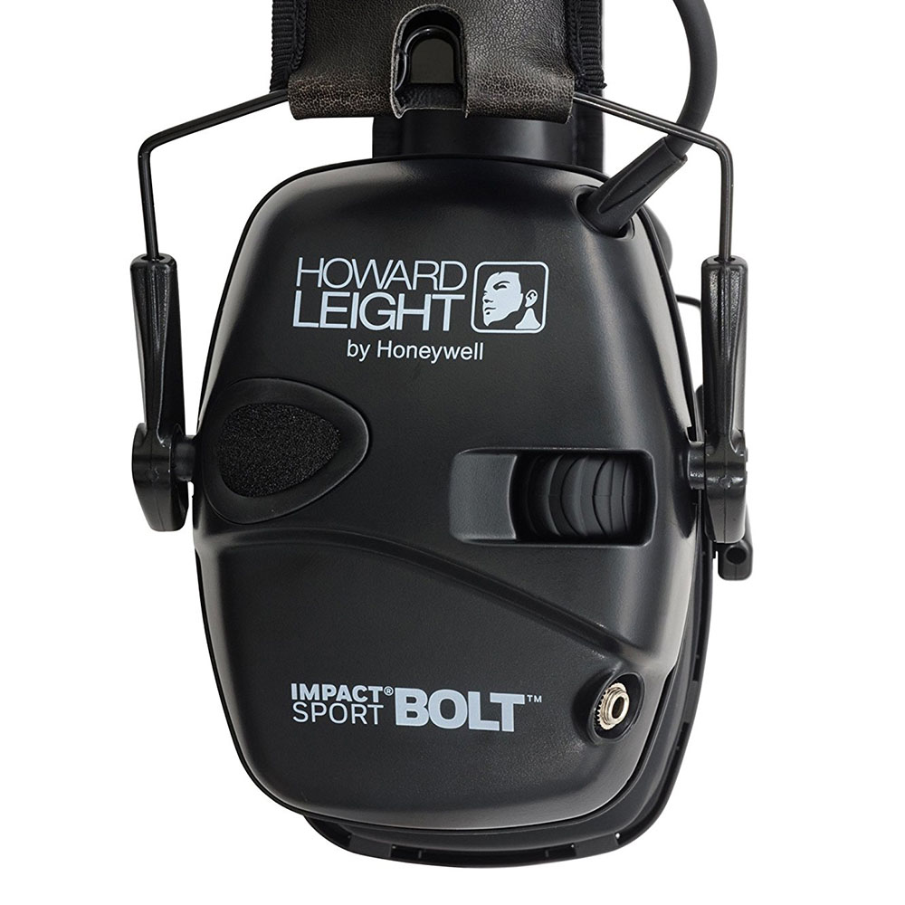 Honeywell Impact Sport Bolt Sound Amplification Earmuff, Black R-02525