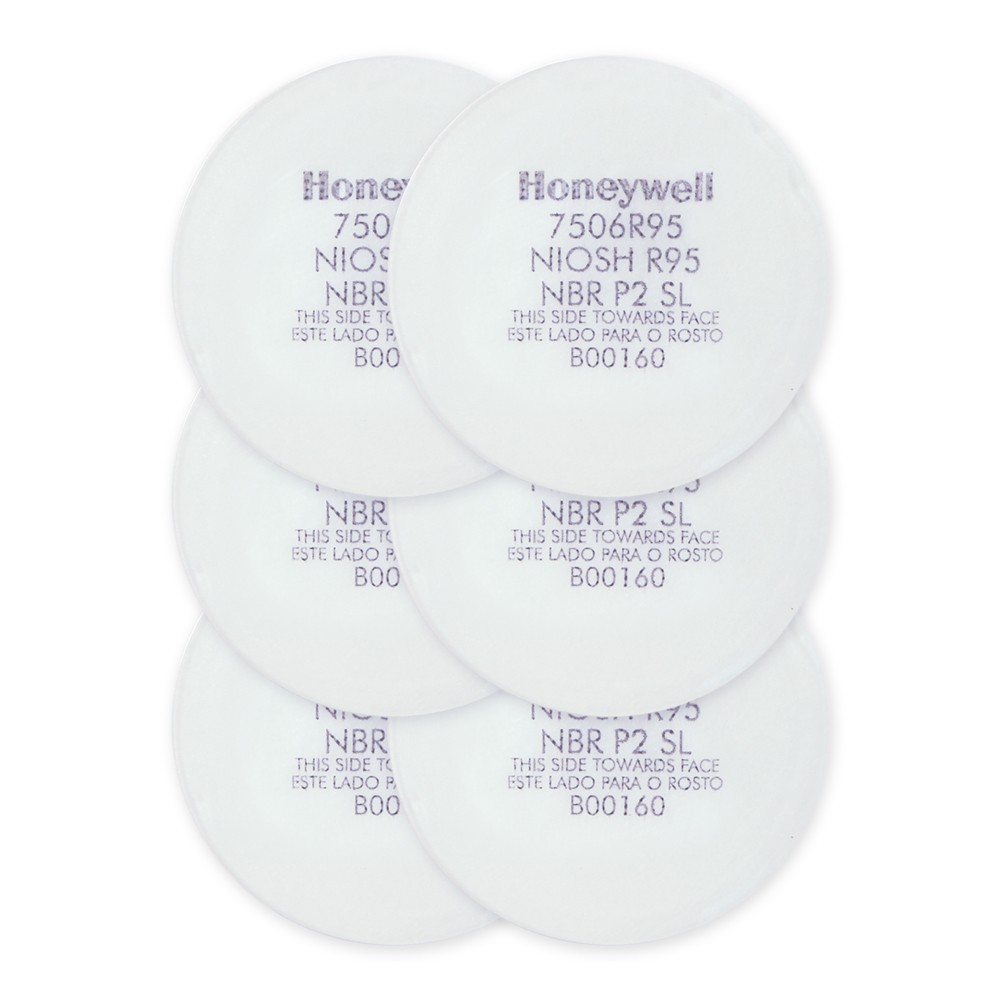 Honeywell R95 Pre-Filter Replacement Kit, for Honeywell Convenience Pack Respirators, 6 pk - RWS-54053