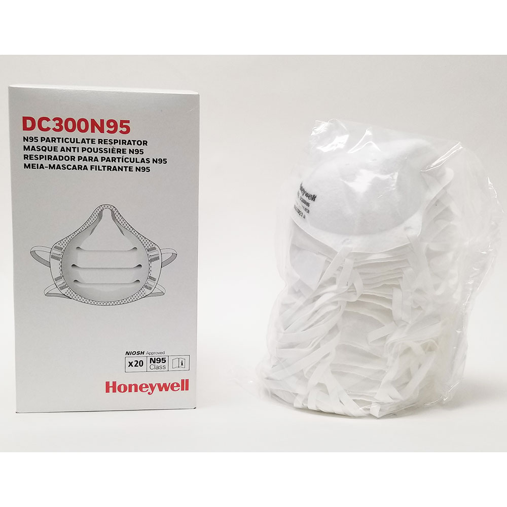Honeywell N95 Particulate Respirators, 20 Face Mask Pack - DC300N95