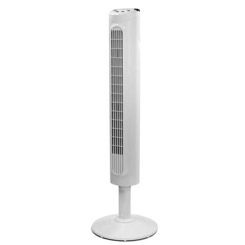 Honeywell Comfort Control Tower Fan, Slim Design, Powerful Cooling - White, HYF023W