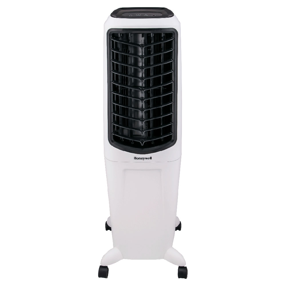 Honeywell TC30PEU Evaporative Tower Air Cooler with Fan & Humidifier, Washable Dust Filter, 470 CFM - 7.9 Gallon Tank (White)