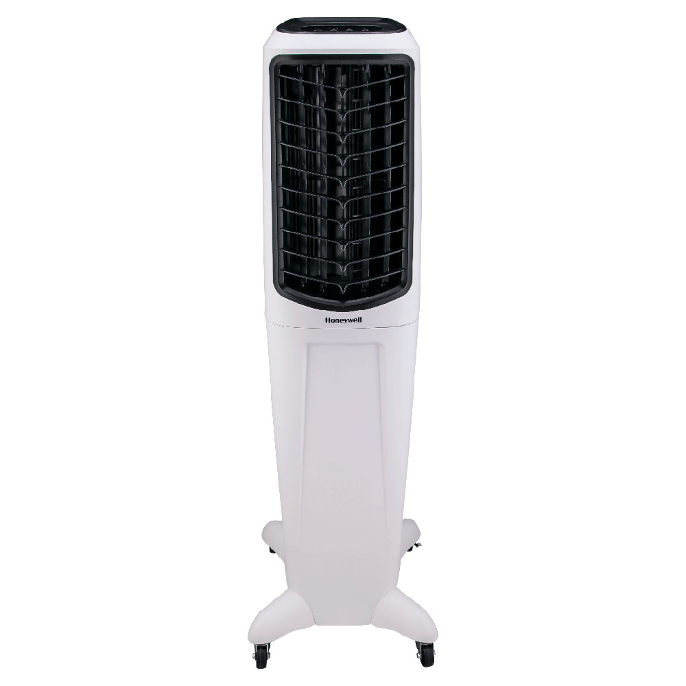 Honeywell TC50PEU Evaporative Tower Air Cooler with Fan & Humidifier, Washable Dust Filter, 588 CFM - 12.5 Gallon Tank (White)