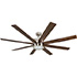 Honeywell Xerxes Indoor Control Ceiling Fan, Brushed Nickel, 62-Inch - 50608-03
