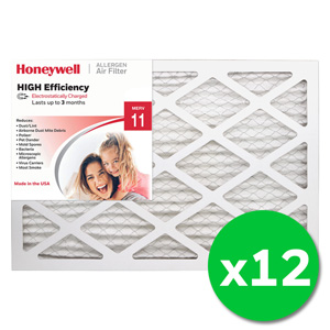 Honeywell 14x20x1 High Efficiency Allergen MERV 11 Air Filter - 12 Pack
