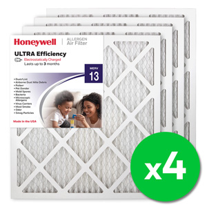 Honeywell 18x20x1 Ultra Efficiency Allergen MERV 13 Air Filter (4 Pack)