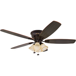 Honeywell Glen Alden Indoor Ceiling Fan, Oil Rubbed Bronze, 52 Inch - 50183