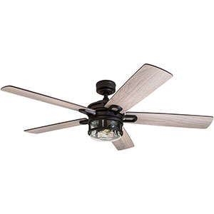 Honeywell Bontera 52 In. Craftsman Black Remote Control Ceiling Fan - 50690-03