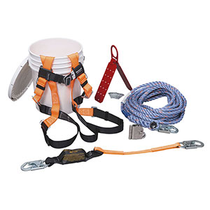 Honeywell Complete Roofer's Fall Protection System, 50-ft - BRFK50-Z7/50FT
