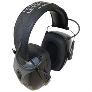 Howard Leight by Honeywell Impact Pro High NRR Sound Amplification Electronic Earmuff, Black and Gray - R-01902