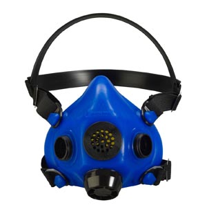 Honeywell North RU85001M Blue Half Mask Respirator with Speech Diaphragm, Medium