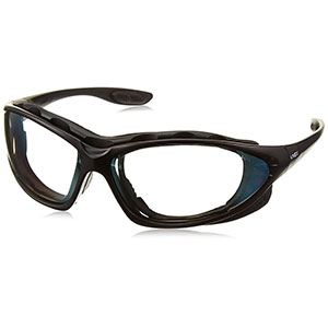 Honeywell Uvex Seismic 2-in-1 Eyewear and Goggle Kit, Black Frame - RWS-51044