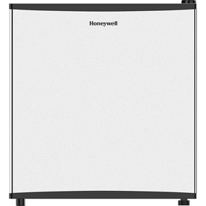 Honeywell Compact Refrigerator 1.6 Cu Ft Mini Fridge with Freezer, Stainless Steel - H16MRS