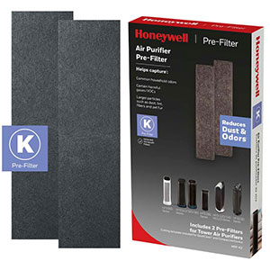 Honeywell HRF-K2 Household Odor & Gas Reducing Pre-filter (Filter K) - 2 Pack