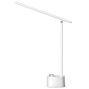 Honeywell Adjustable LED Table Lamp with USB Charger and Eye Protection, White