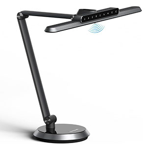 Honeywell Smart Motion Sensing Desk Lamp with Adjustable Arm and Touch Controls